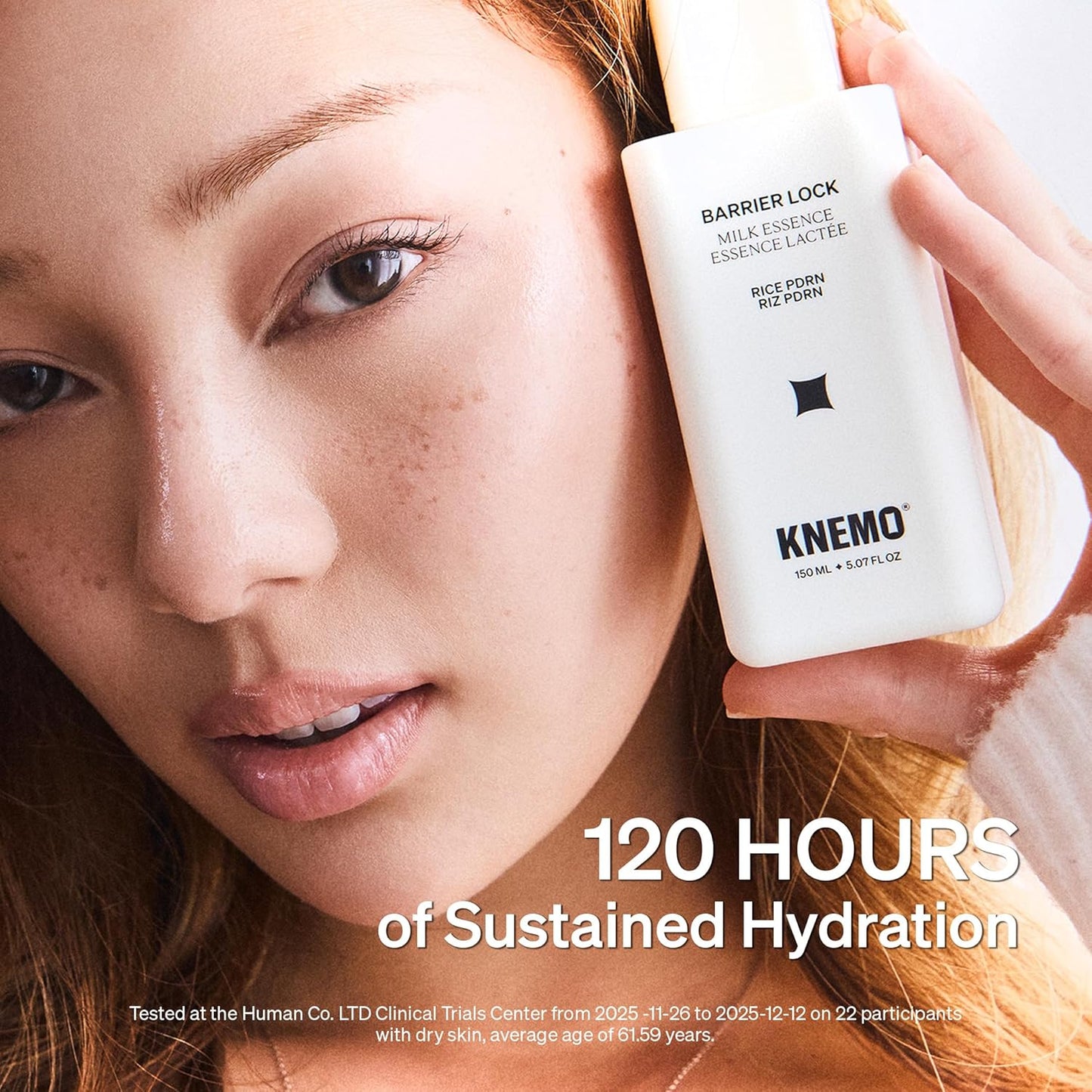 KNEMO BARRIER LOCK Rice PDRN Milk Essence - Hydrating Milky Toner with 6 Ceramides for Dry, Sensitive Skin