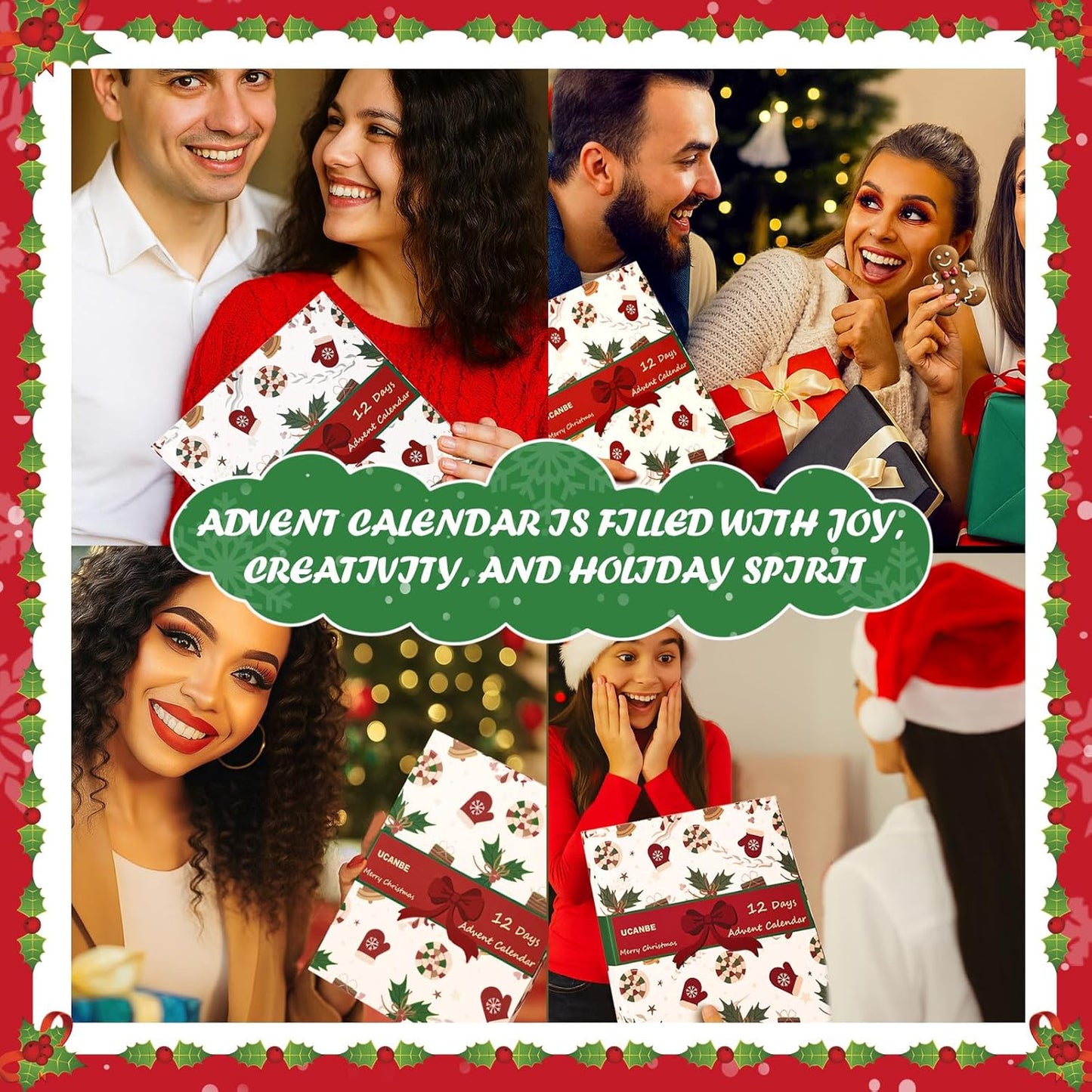 Makeup Advent Calendar 2025 - 12 Days of Christmas Countdown | Holiday Gift Set for Teens & Women