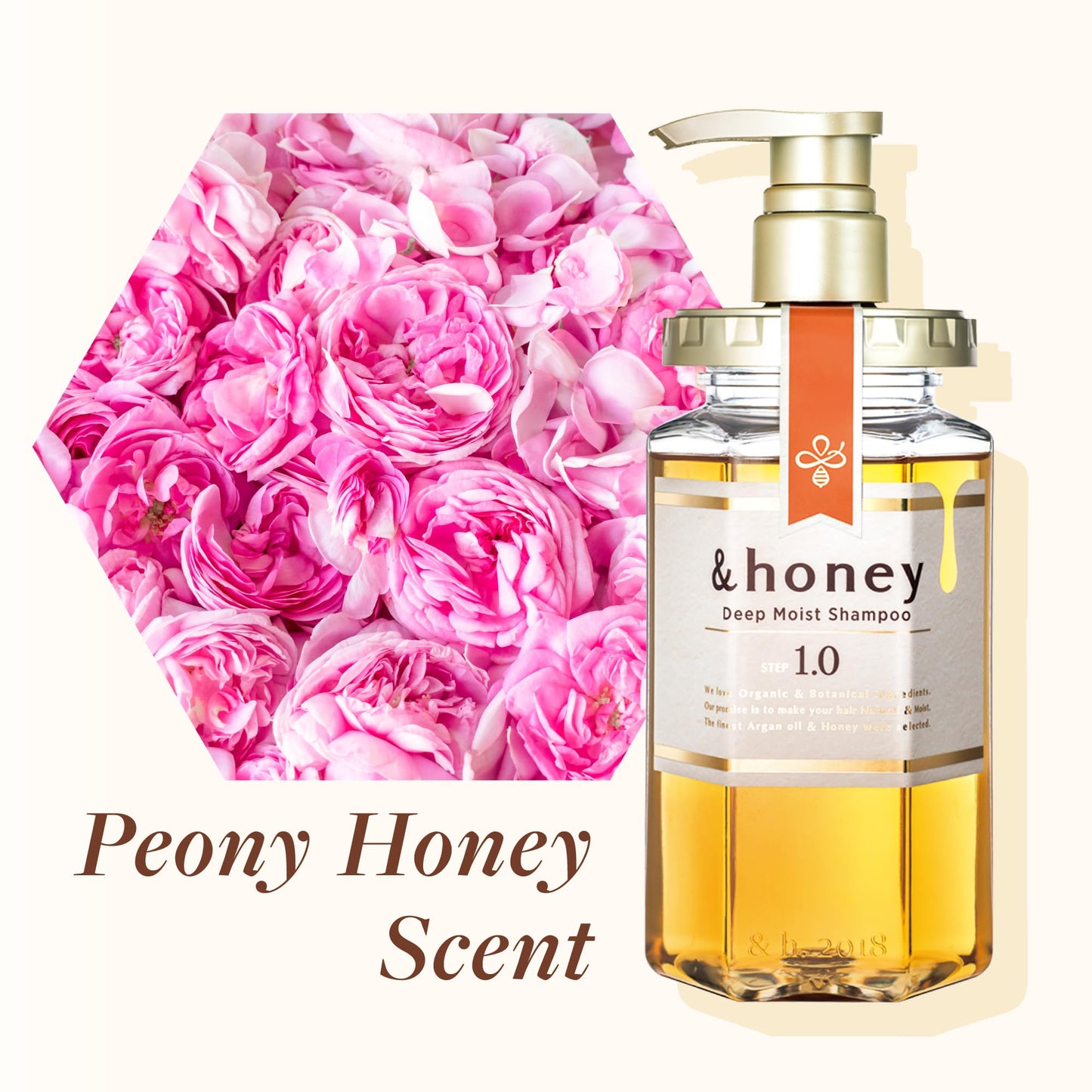 [Genuine Product] &honey Deep Moist Shampoo & Conditioner Set 440mL+450g/14.87.fl.Oz+15.69Oz (Sampoo and Conditioner Set)