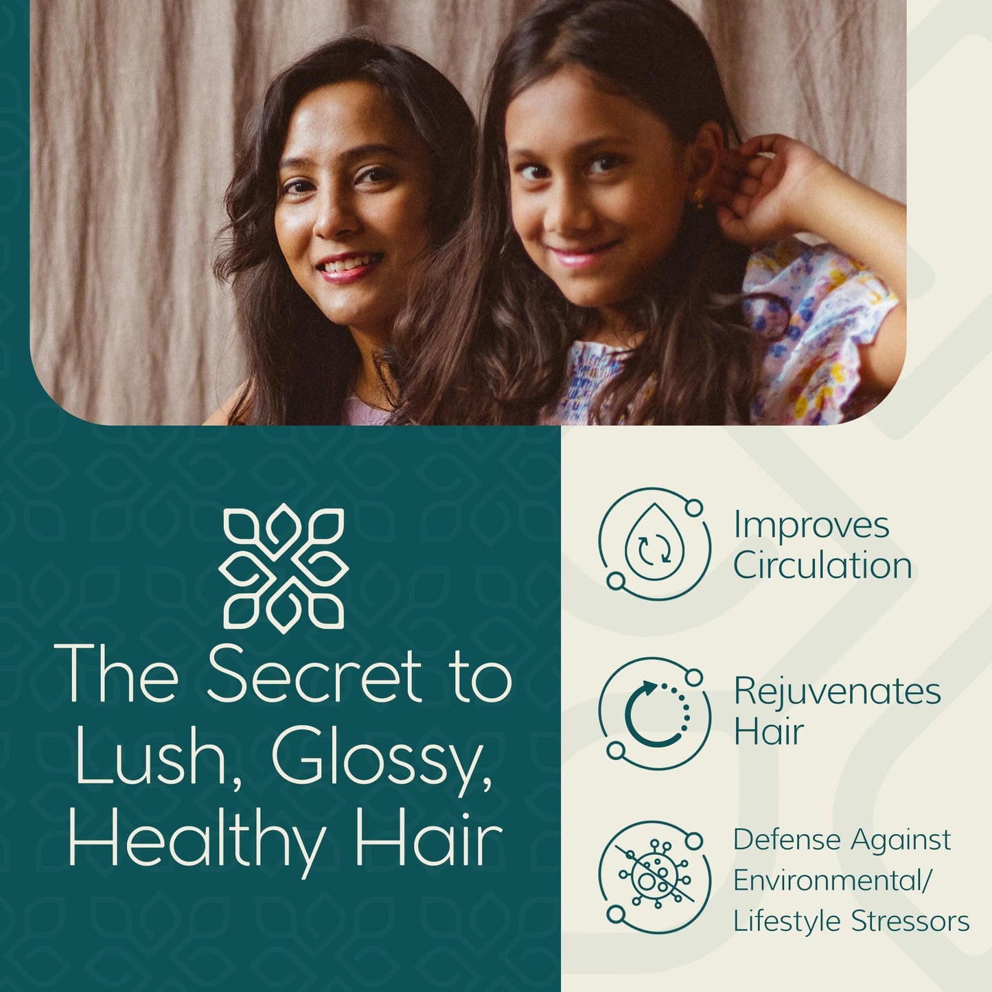 LUVIH Empyreal Shine Hair Serum with Ashwagandha, Amla & Rosemary Oils for Women & Men - Growth, Hydration - Ayurvedic Hair Care Essential, 50 mL
