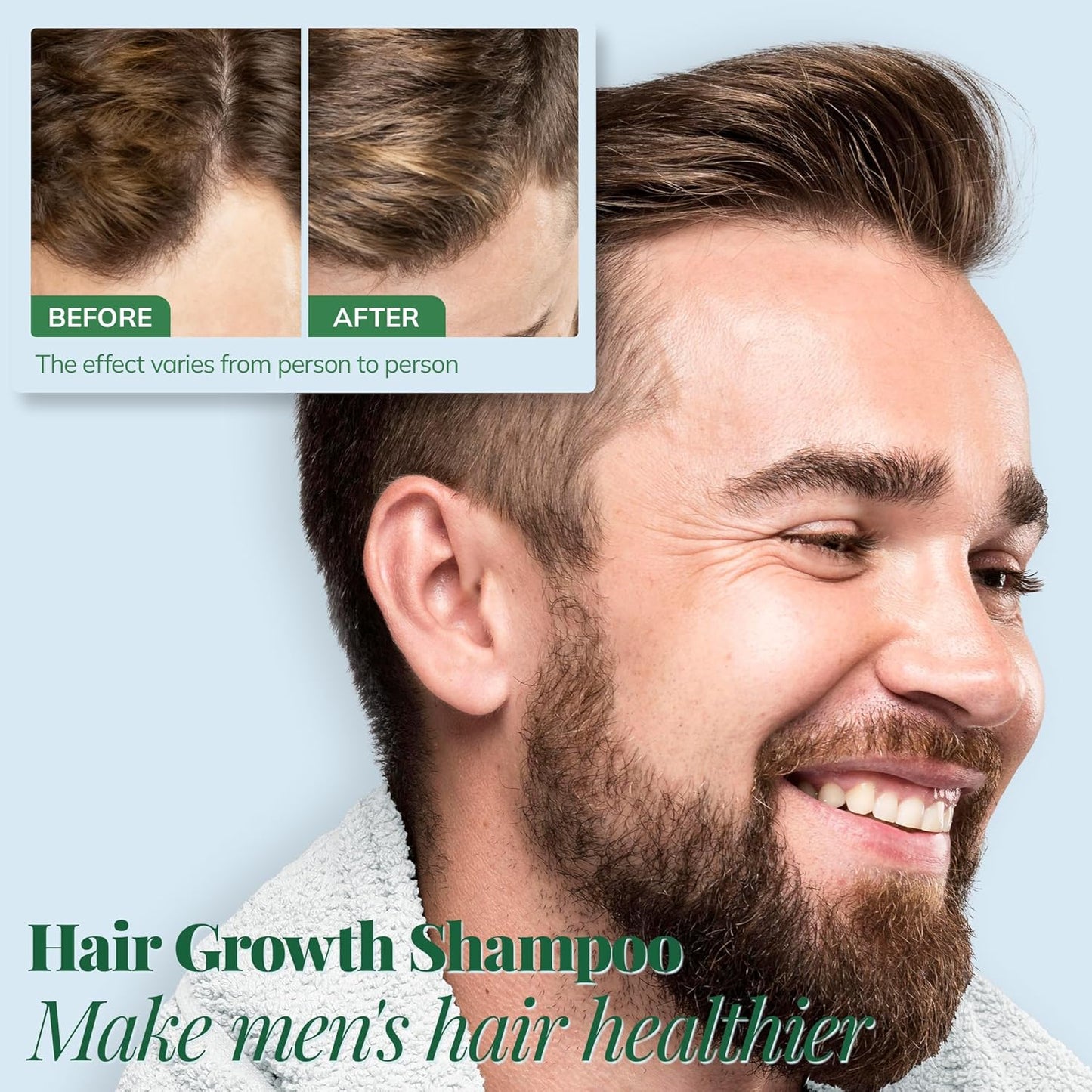Hair Thickening Shampoo for Men & Women - Sulfate & Paraben-Free Scalp Care | Rosemary & Biotin Formula