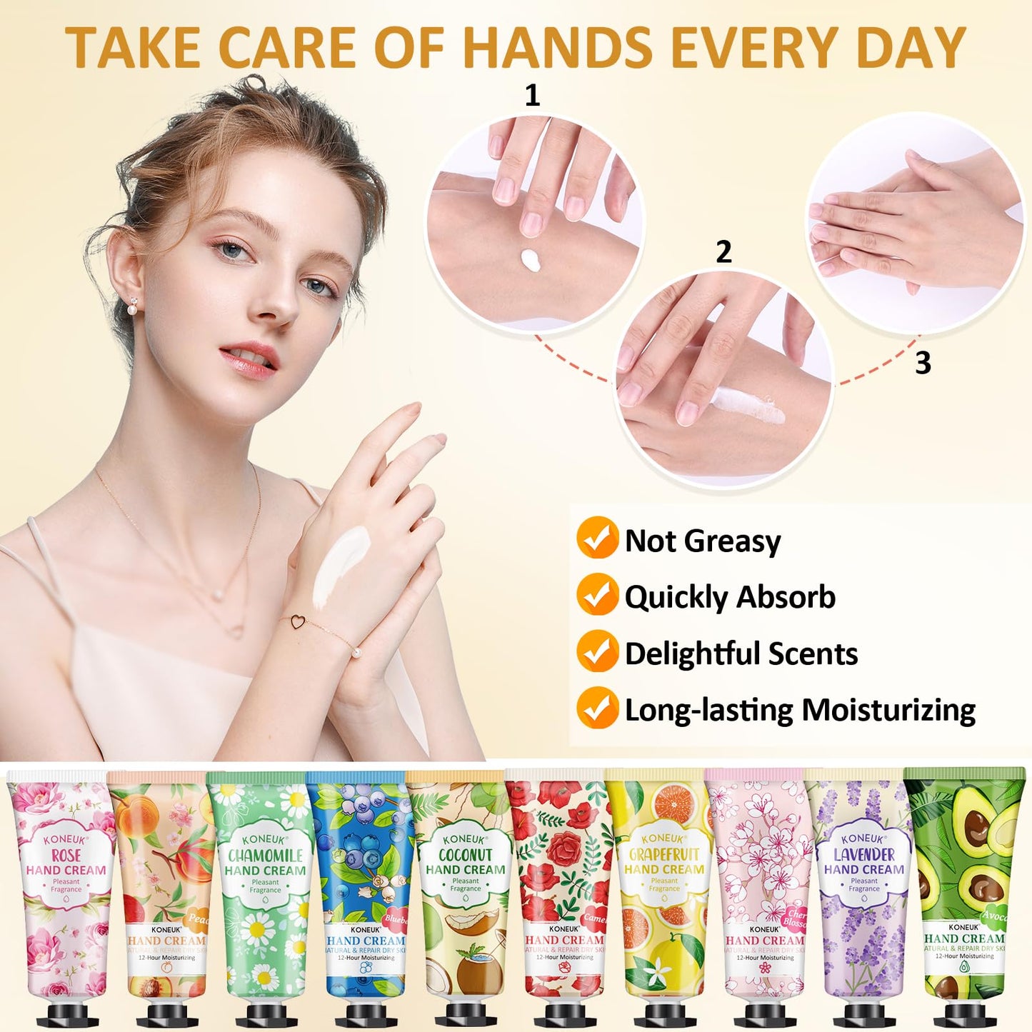 240 Pack Hand Cream Set for Women, Graduation Gifts, Bridesmaid Gifts, Birthday Gifts, Small Gifts and Teacher Appreciation Gifts, Bulk Moisturizing Hand Lotion Travel Size for Dry Cracked Hands