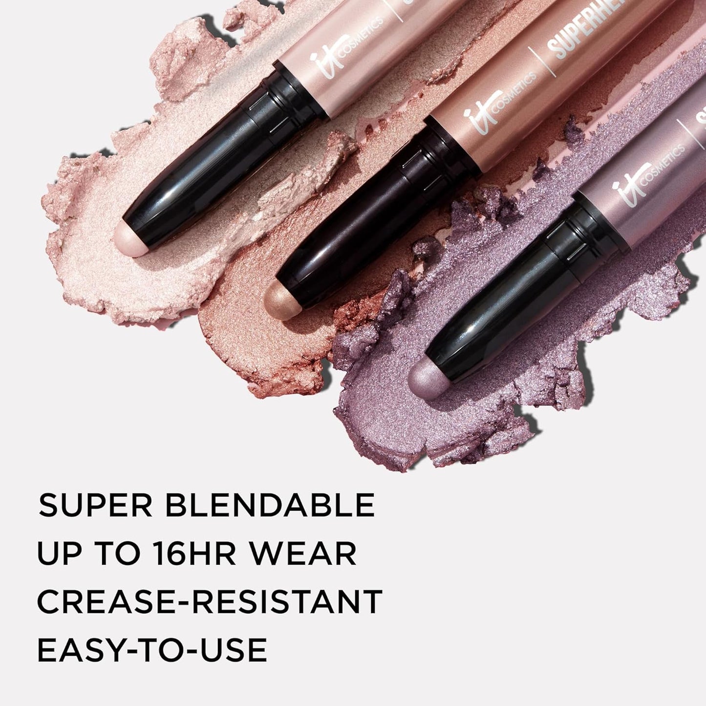 IT Cosmetics Superhero Waterproof Eyeshadow Stick - Longwear Blendable Cream for Sensitive Eyes | 0.05 oz