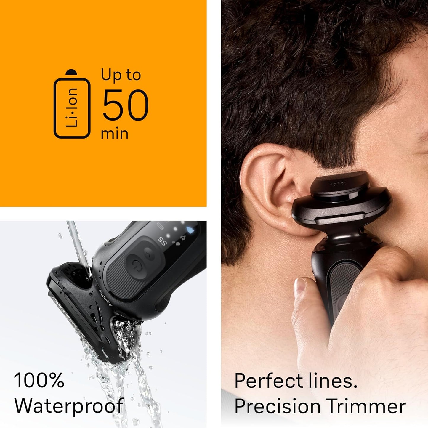 Braun Electric Razor for Men - Series 5 Beard Shaver with Body Groomer & Travel Case | S5 5155cs
