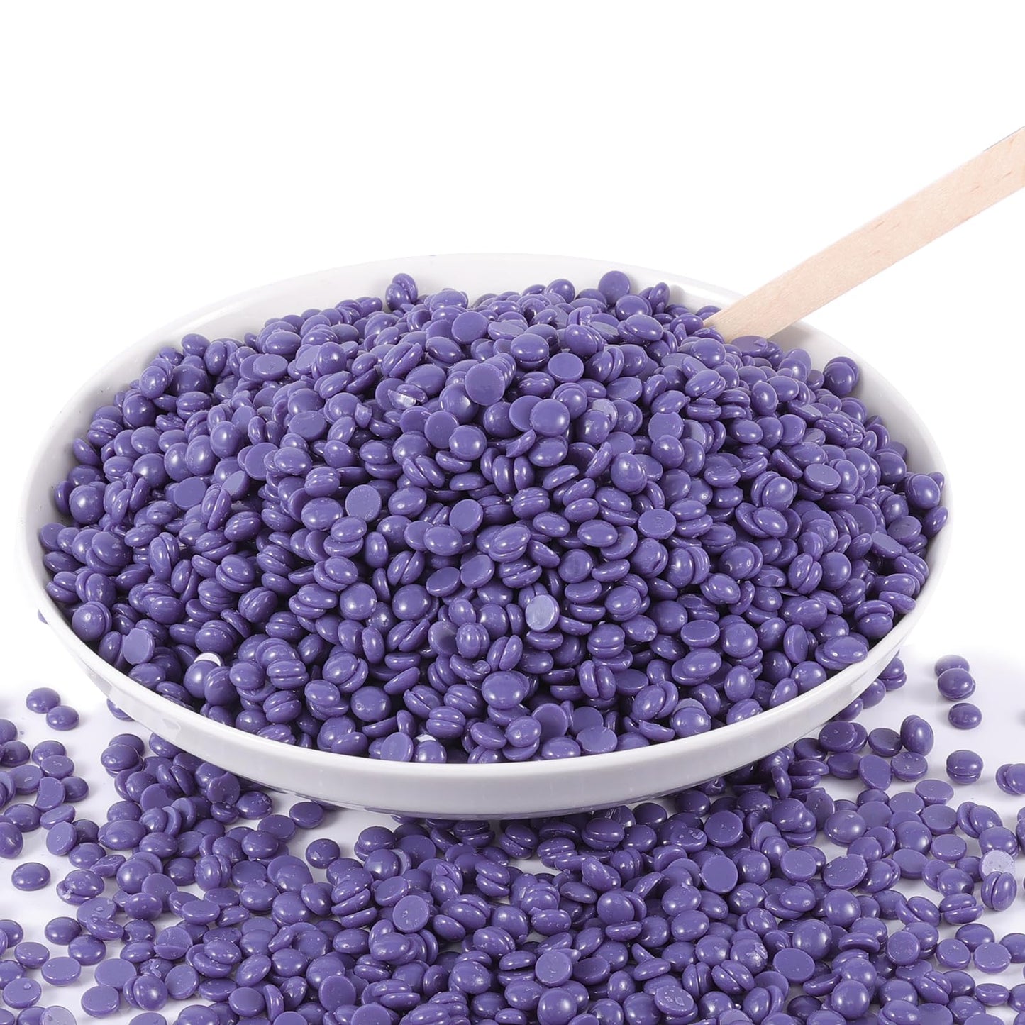 Wax Beads Bulk - 2.5lb Wax Beans Supplies for Esthetician - Professinal Painless Waxing for Face, Upper Lip, Bikini, Leg, Women Natural Melting Kit - Hypoallergenic Hard Wax Beads Bulk