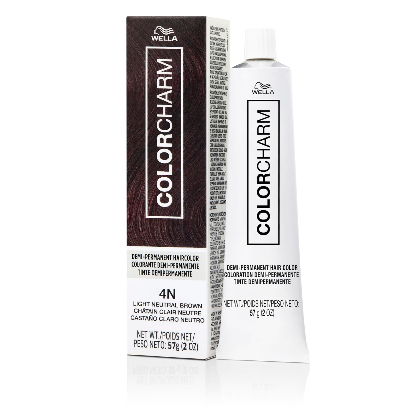 COLORCHARM Demi Permanent Hair Color | 4N Light Neutral Brown | Gloss, Refresh & Tone | 2 Fl Oz