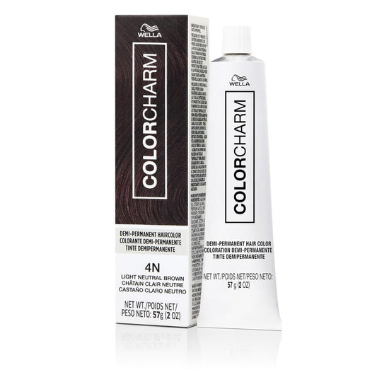 COLORCHARM Demi Permanent Hair Color | 4N Light Neutral Brown | Gloss, Refresh & Tone | 2 Fl Oz