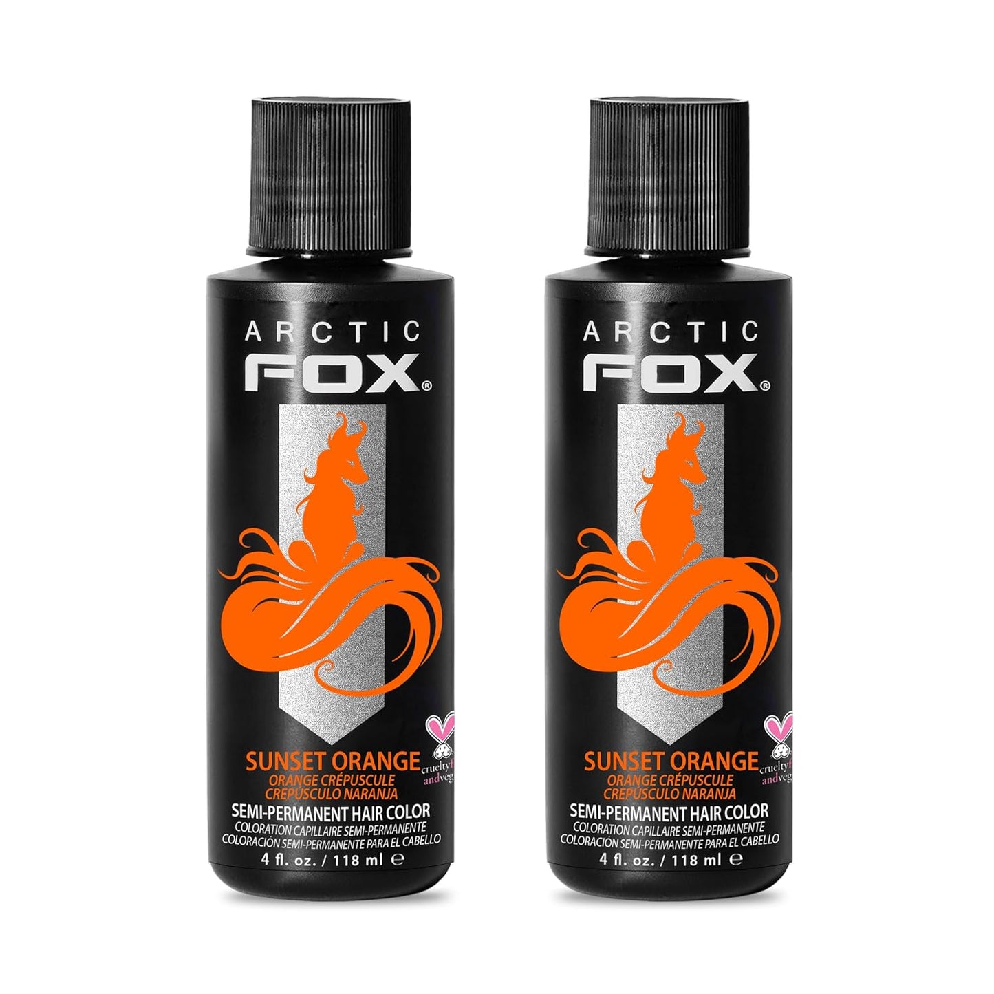 Arctic Fox Semi-Permanent Hair Dye - Vibrant Purple AF Color | Vegan, Ammonia-Free, 4 Fl Oz