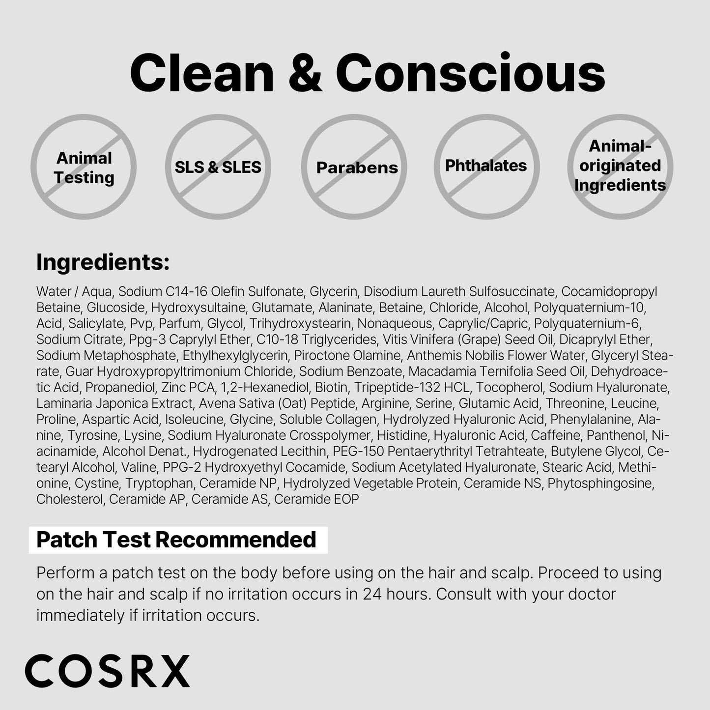 COSRX PEPTIDE 132 Hair Care Kit - Shampoo, Treatment & Oil Serum, Bond Repair Hair Gift Set for Damaged, Dry Hair, Scalp Treatment for Dandruff, Dry & Itchy Scalp, Travel Essential