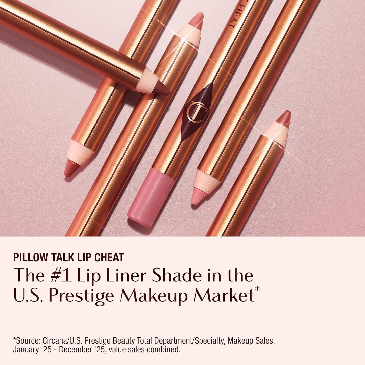 Charlotte Tilbury Lip Cheat Lip Liner Pencil - Define Your Lips with Jojoba Oil & Hyaluronic Acid - Waterproof & Smudge-Proof