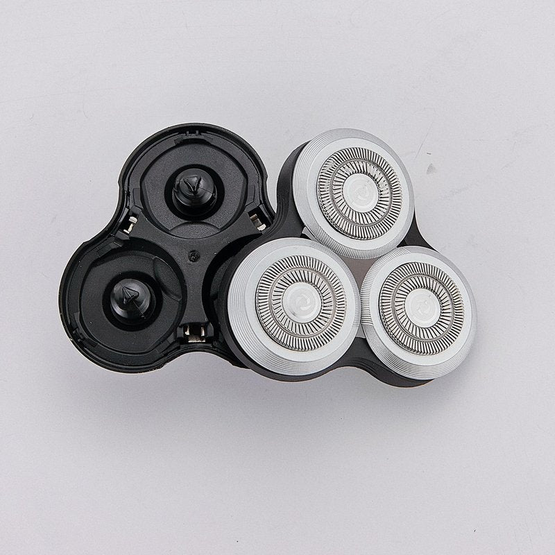 SH90 Replacement Heads Compatible with Philips Norelco Shavers Series 9000, New Version of Metal Wheel Buckle and Upgrade Double-Layer Precision Replacement Blades(3 Pack)