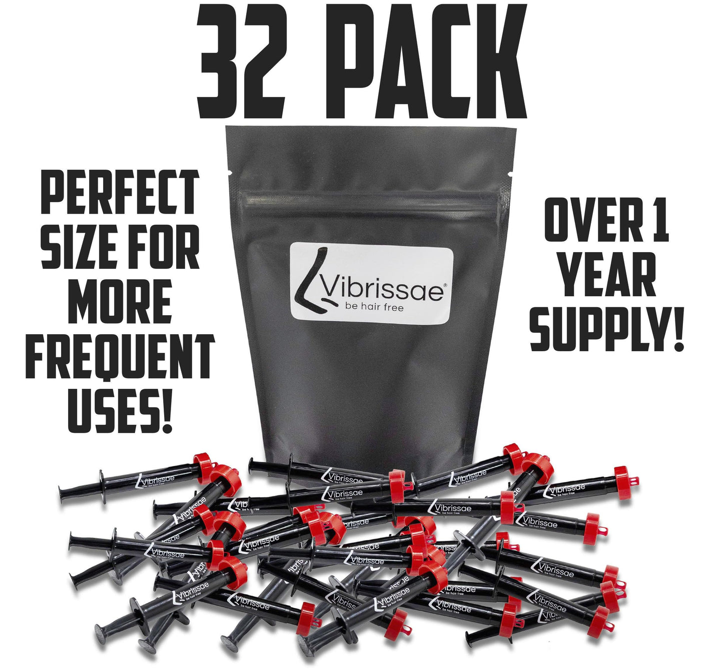 32 Applicators | Easy Inject Nose Waxing | Just Inject - Let Set - Pull | Fast & Effective Hair Removal | No-Mess | No-Leaks | Prefilled Wax Applicators | Multiple Patents Pending
