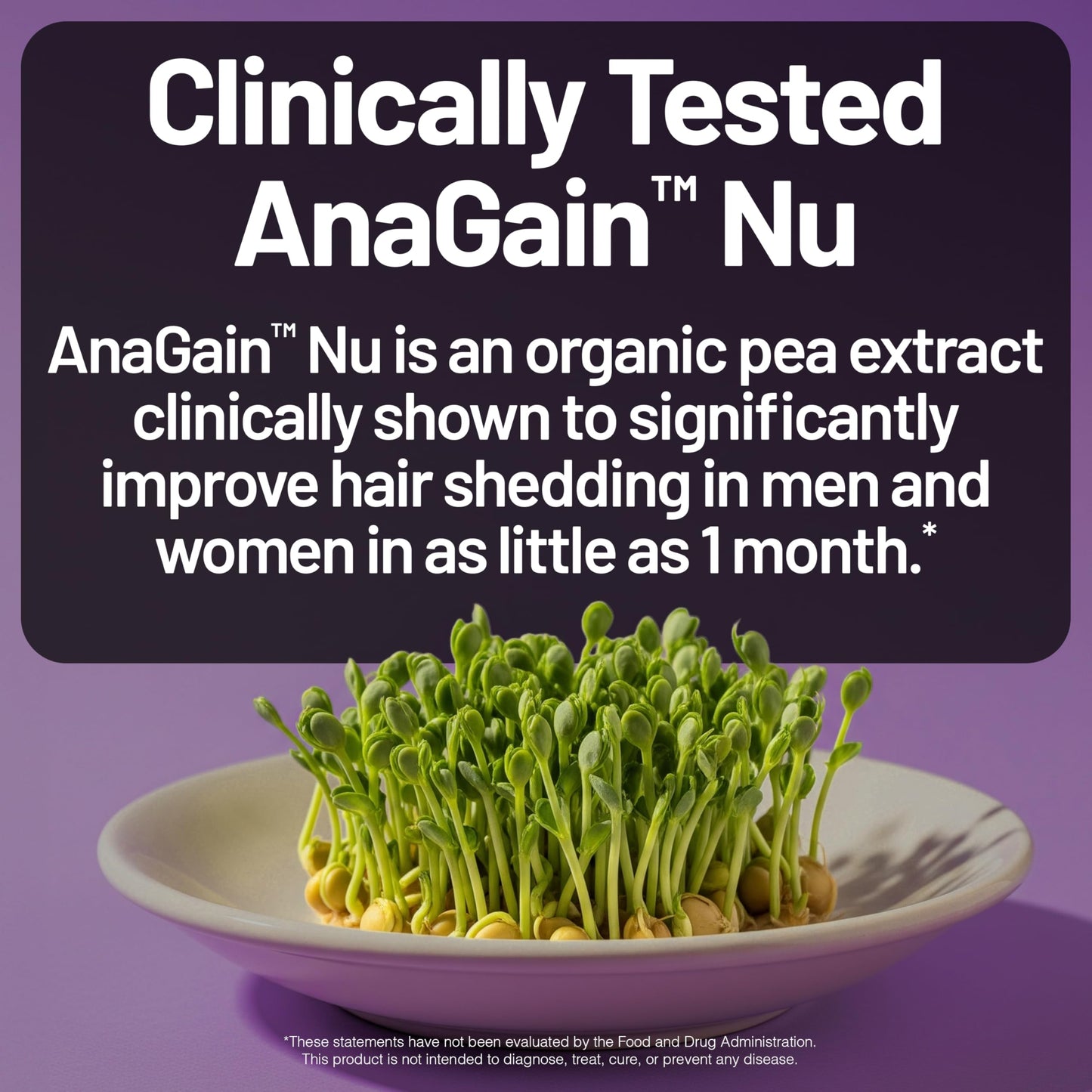 NatureWise Hair Growth Plus - Hair Growth Supplements Women & Men - With Clinically Tested AnaGain Nu + No Biotin - Sugar Free & Vegan - Pistachio Caramel Flavor - 15 Fl Oz [30 Day Supply]