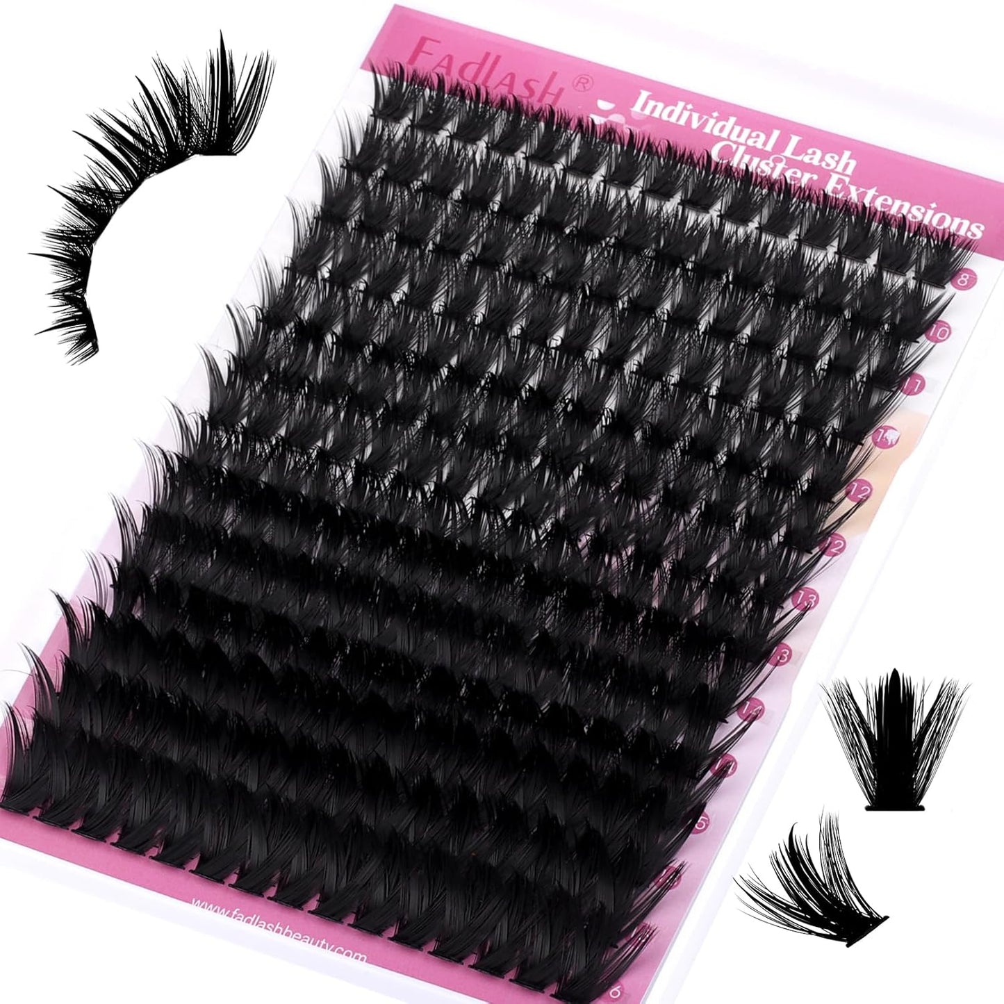 FADLASH 3 in 1 Lash Bond & Seal Remover Set - Gentle Formula for Cluster Lashes | 72-Hour Hold