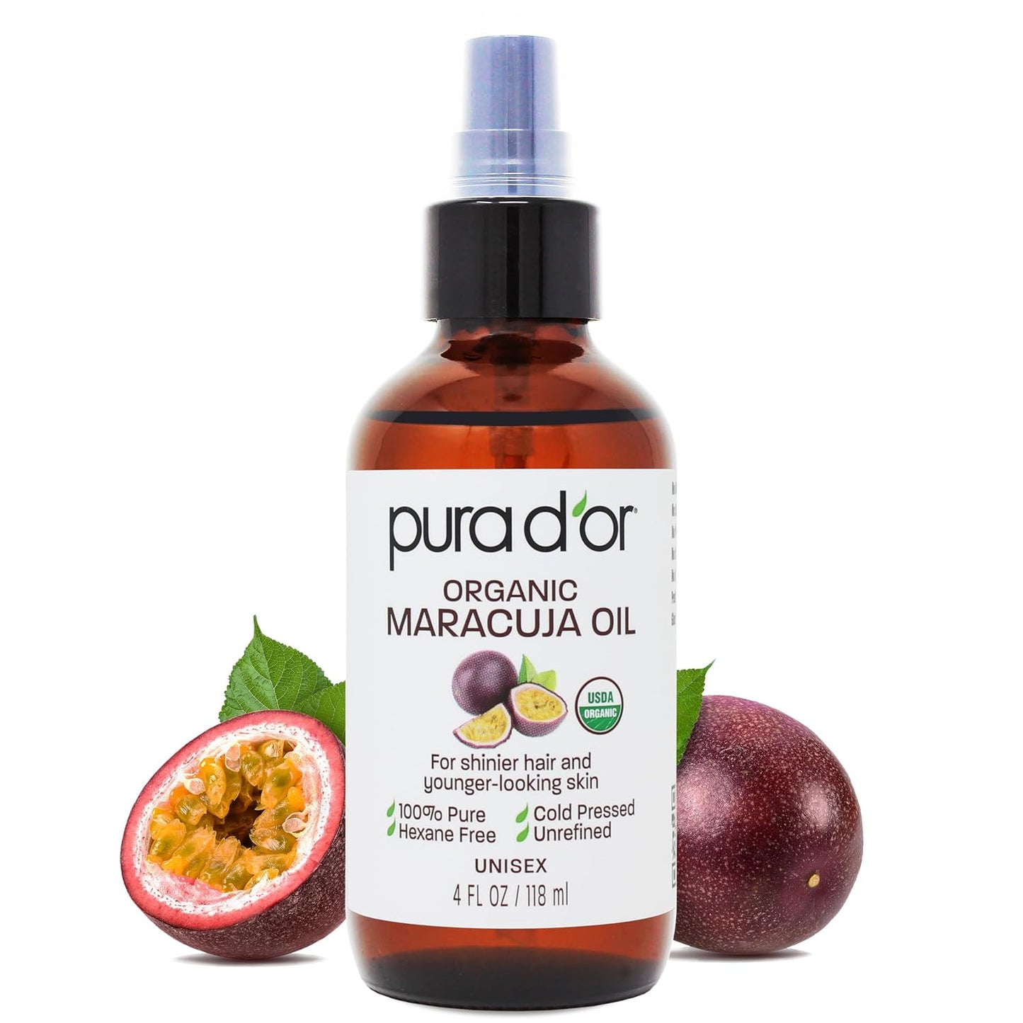 PURA D'OR Organic Vitamin E Oil - 70,000 IU Ayurvedic Skin Care | Lightweight Moisturizer for Face & Body