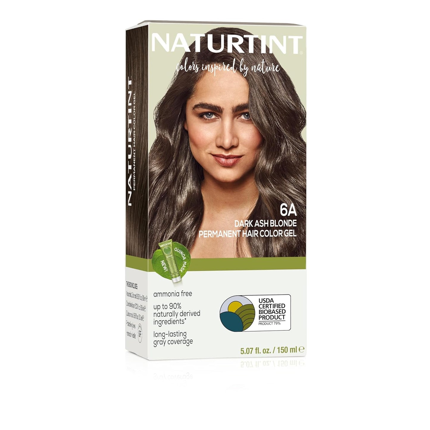 Naturtint 7N Hazelnut Blonde Permanent Hair Color | Ammonia-Free, Vegan, 100% Gray Coverage, Long-Lasting Results