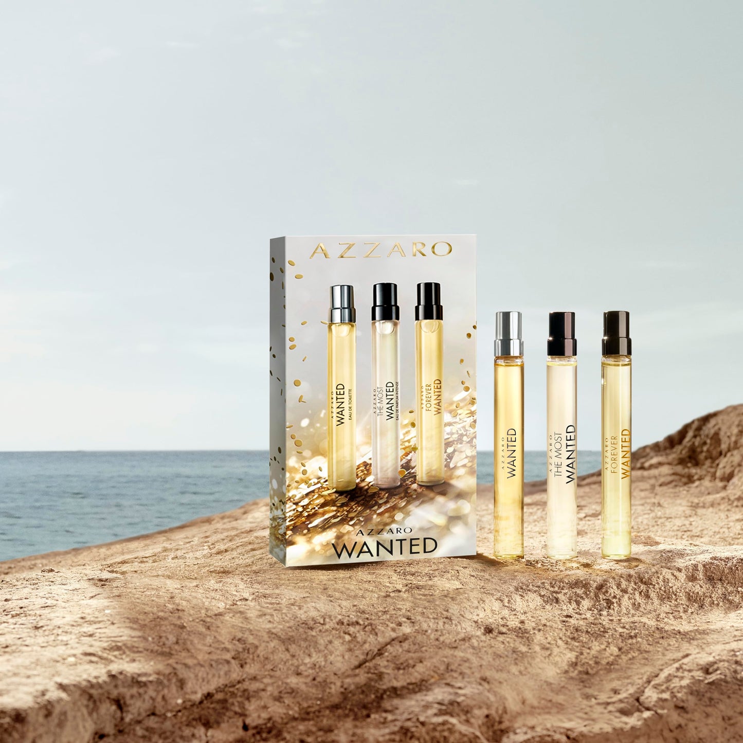 Azzaro The Most Wanted Men's Cologne Discovery Set ($105 Value) - 3-Piece Fragrance Bundle – The Most Wanted Eau de Parfum Intense, The Most Wanted Eau de Toilette, Forever Wanted Elixir