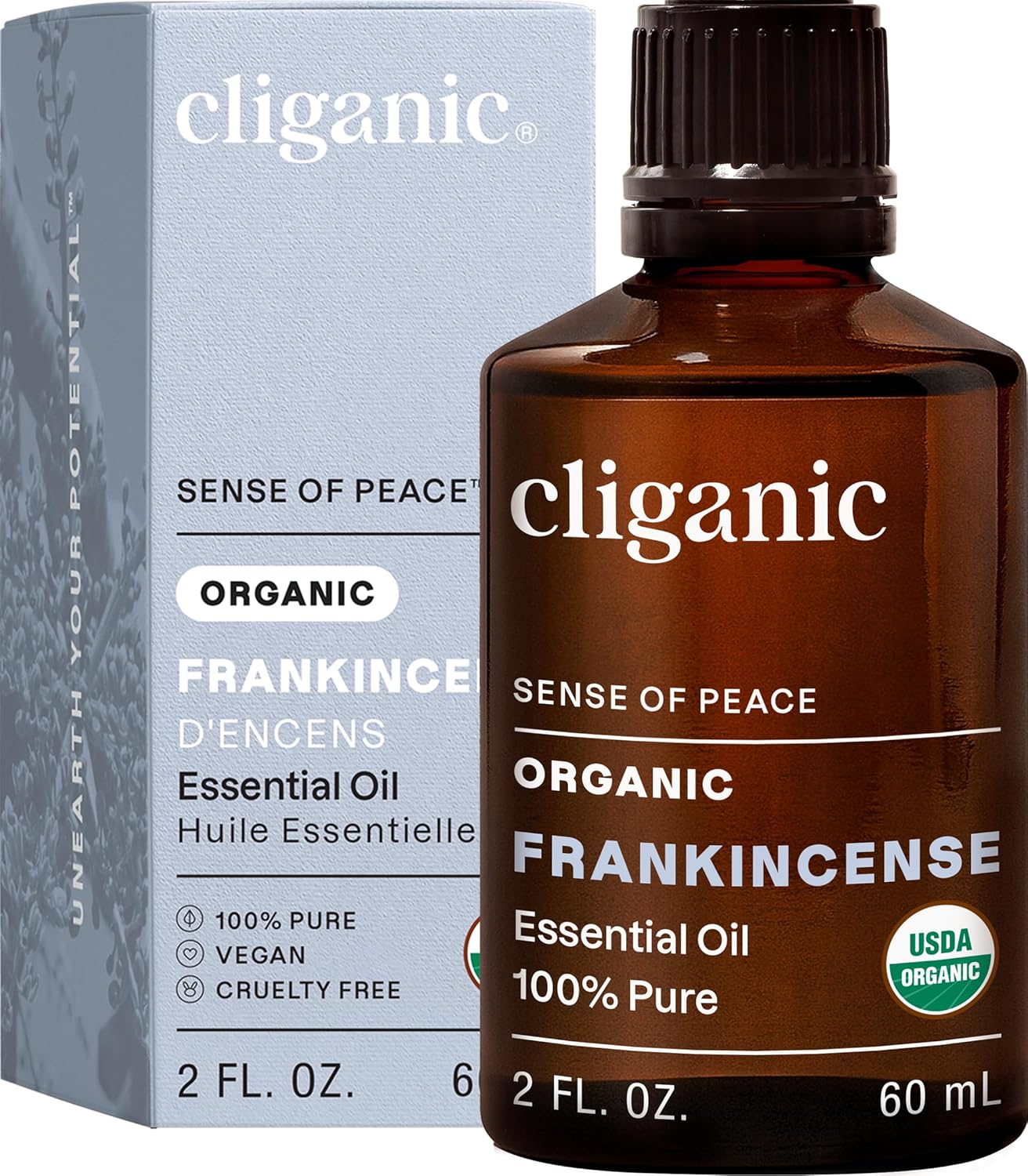 Cliganic Organic Lavender Essential Oil - 100% Pure Aromatherapy Oil | Non-GMO, 15ml