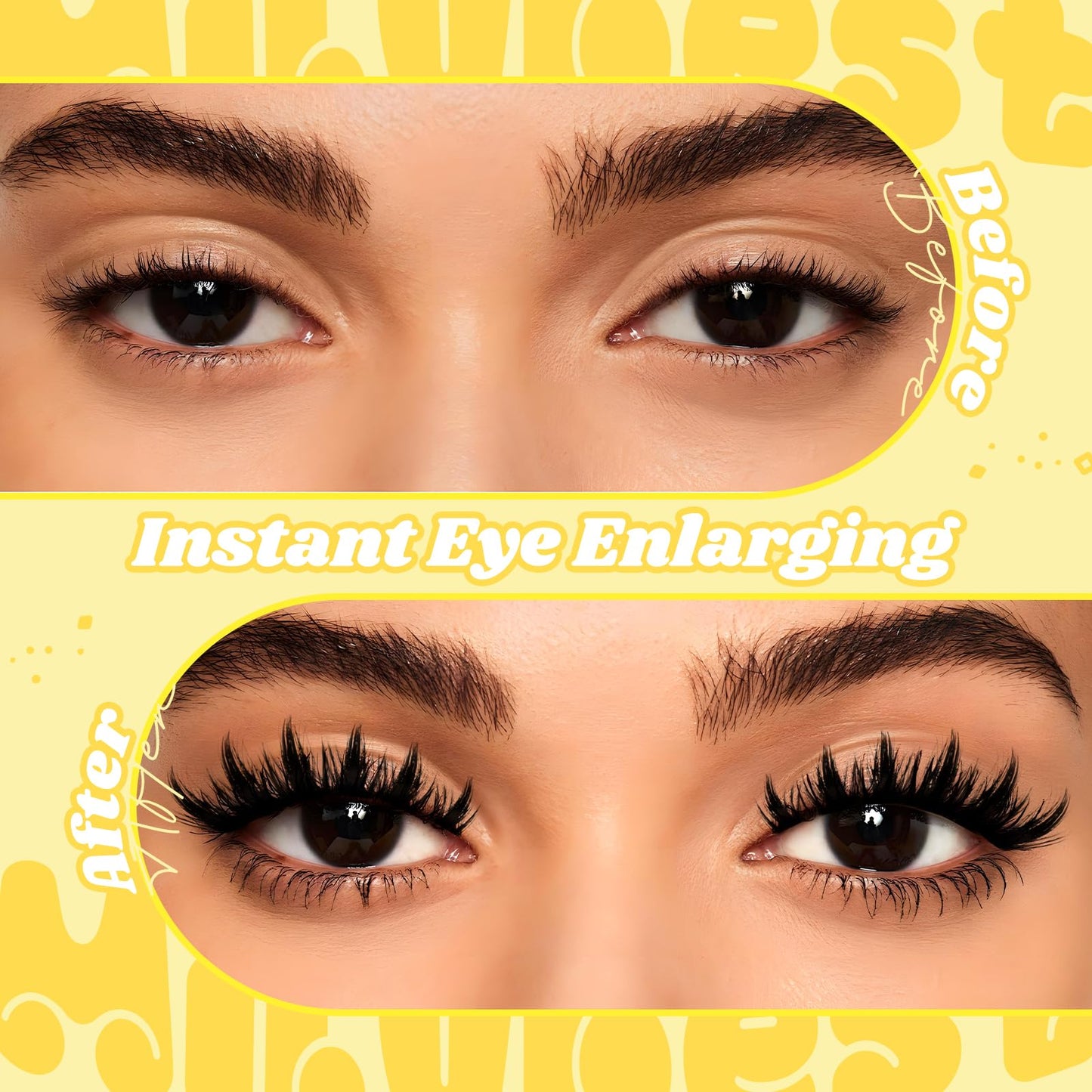 MilyBest Rozen Lash Clusters with Spikes, Fluffy Wispy Cluster Eyelash Extensions, 88pcs DIY Individual Lashes D Curl - Natural Volume to Fairy Glam, 8-16mm Eyelash Clusters