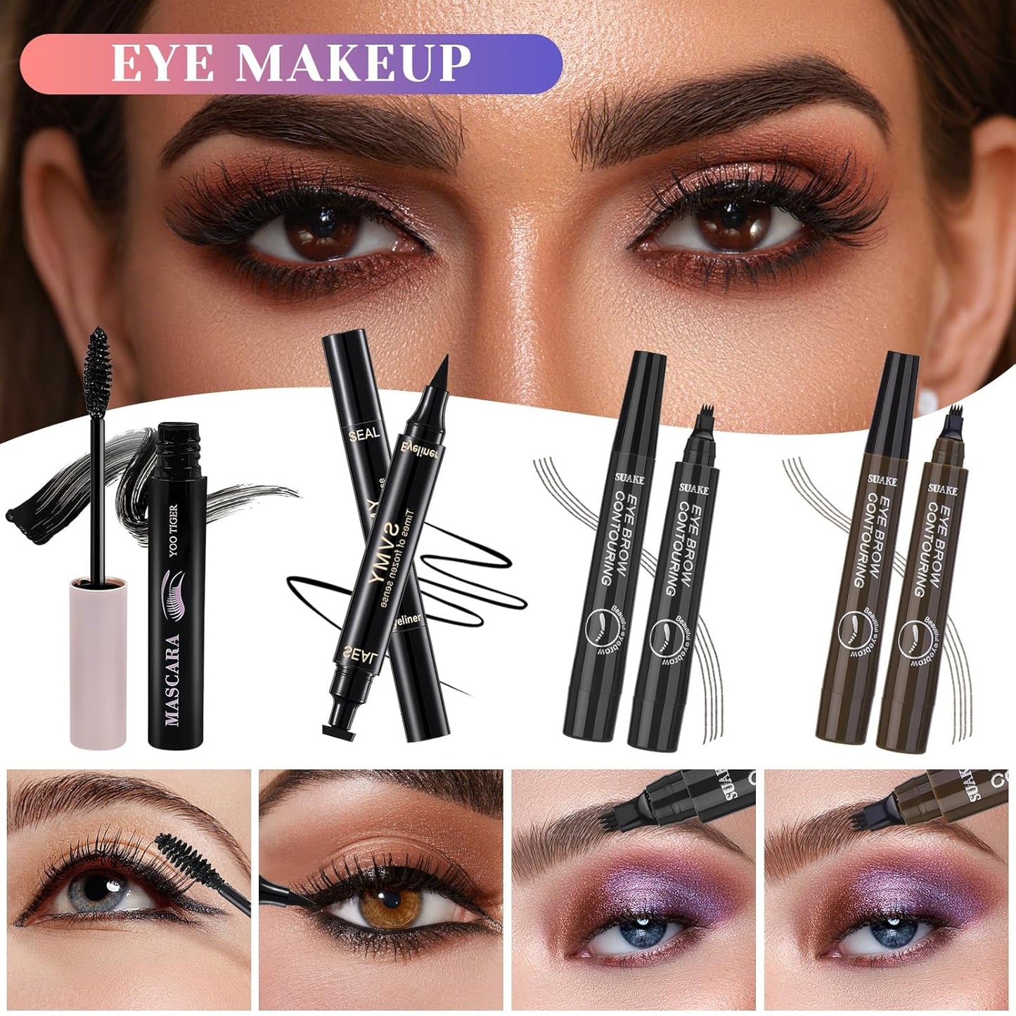 All-in-One Makeup Kit for Women | Full Set with Foundation, Eyeshadow, Blush & Brushes