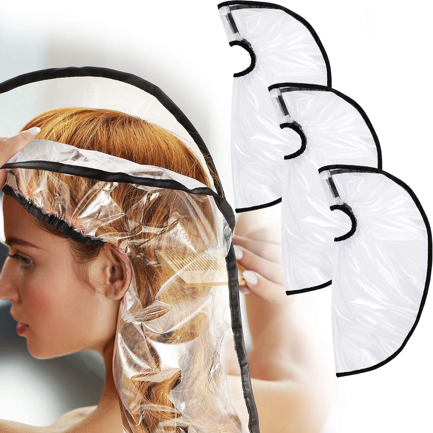 Blulu Hair Funnel for Washing Hair, 3 Piece Shampoo Rinse Tool for Upright Position, Comfortable Alternative for Elderly, Handicapped, or Individuals with Neck Problems, Home Use and Salon