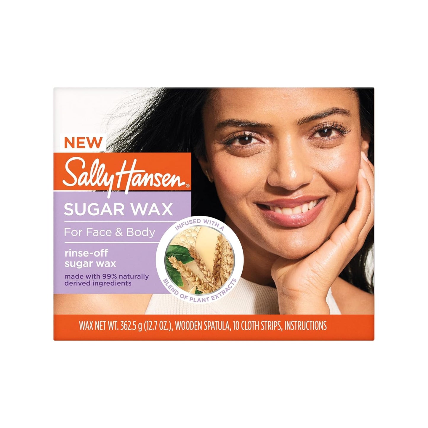 Sally Hansen Microwavable Wax Starter Kit - Hair Removal for Body, Legs & Bikini | Vegan & Dermatologist Tested