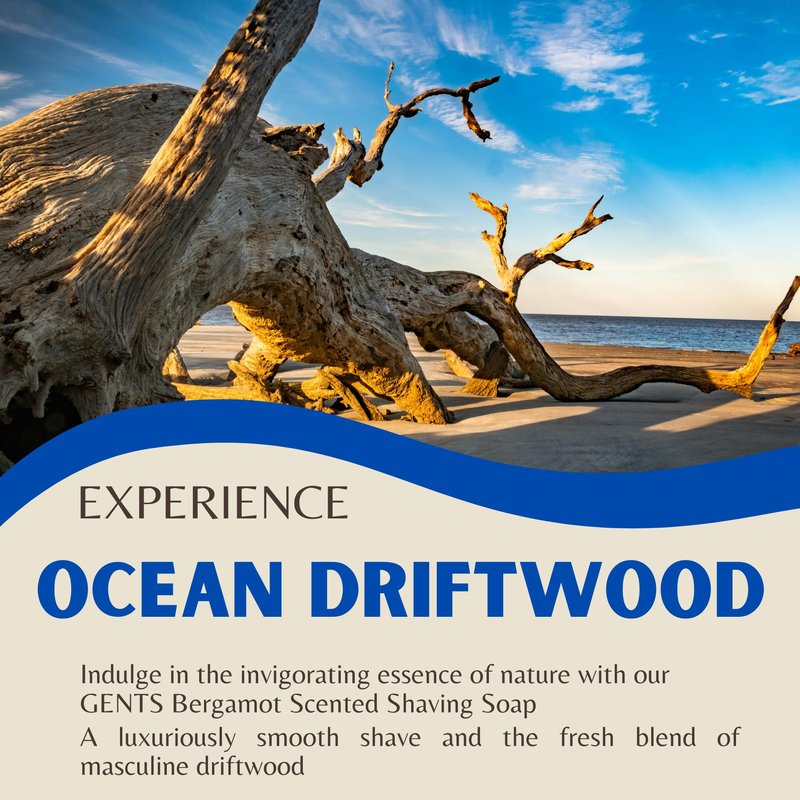 GENTS 97% All Natural Shave Soap Set for Men, Bergamot, Lavender and Citrus and Ocean Driftwood Pack of 3 (3 PACK, BERGAMOT, LAVENDER CITRUS, OCEAN DRIFTWOOD)