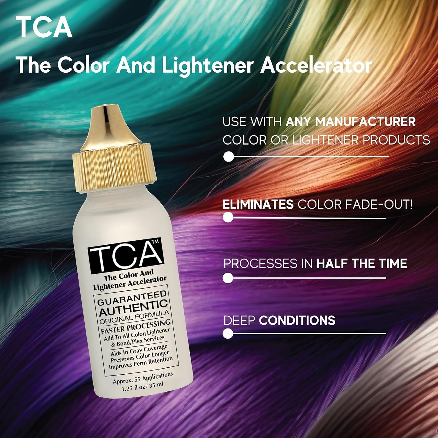 Color And Lightener Accelerator - All-Natural Oil Blend | Cut Processing Time In Half (1.25 Fl Oz)