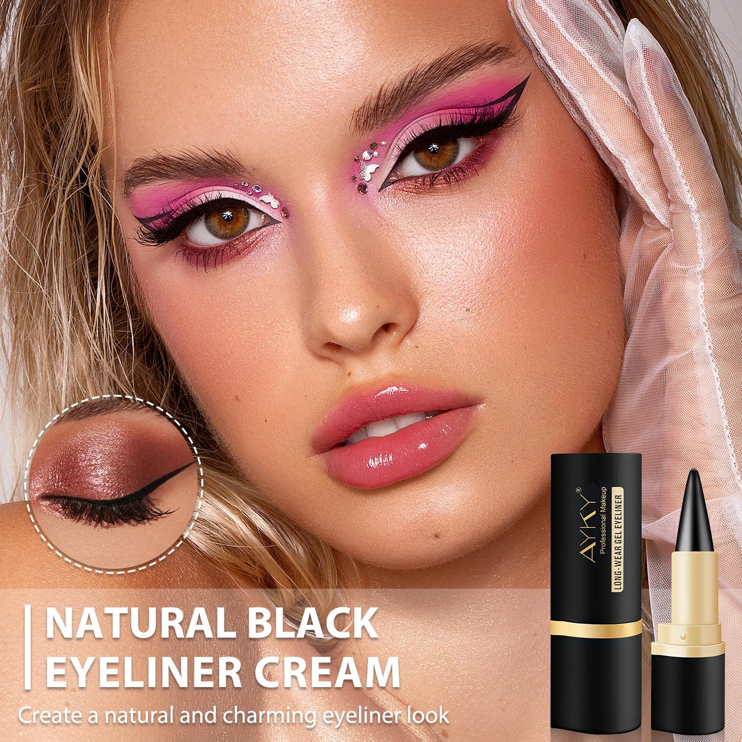 Nicgou Ayky Long Wear Gel Eyeliner (04# Black)