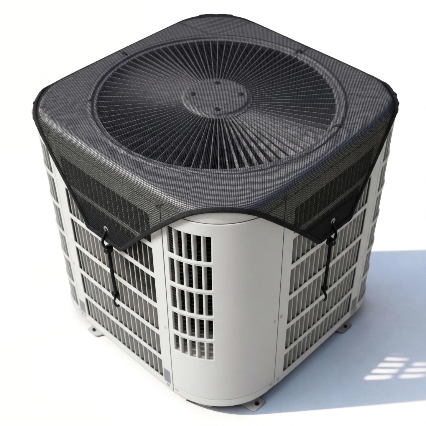 Moorrlii Air Conditioner Cover, AC Cover for Outside Unit with Zipper & Air Vents, Waterproof, UV Resistant, Universal Fit for Most Central Air Conditioner Condensers (Black-basic, 36'' x 36'')
