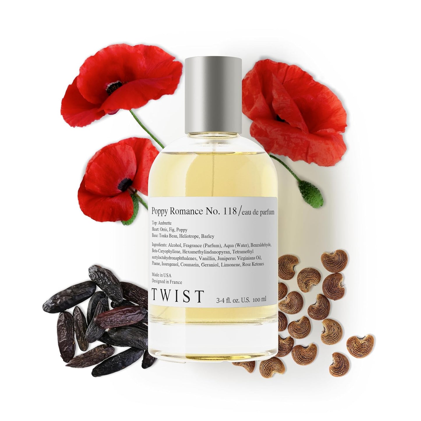 Eau De Parfum Inspired by Burberry Her - Long-Lasting Strawberry & Vanilla Fragrance Spray | 100 ml | Vegan & Clean Ingredients