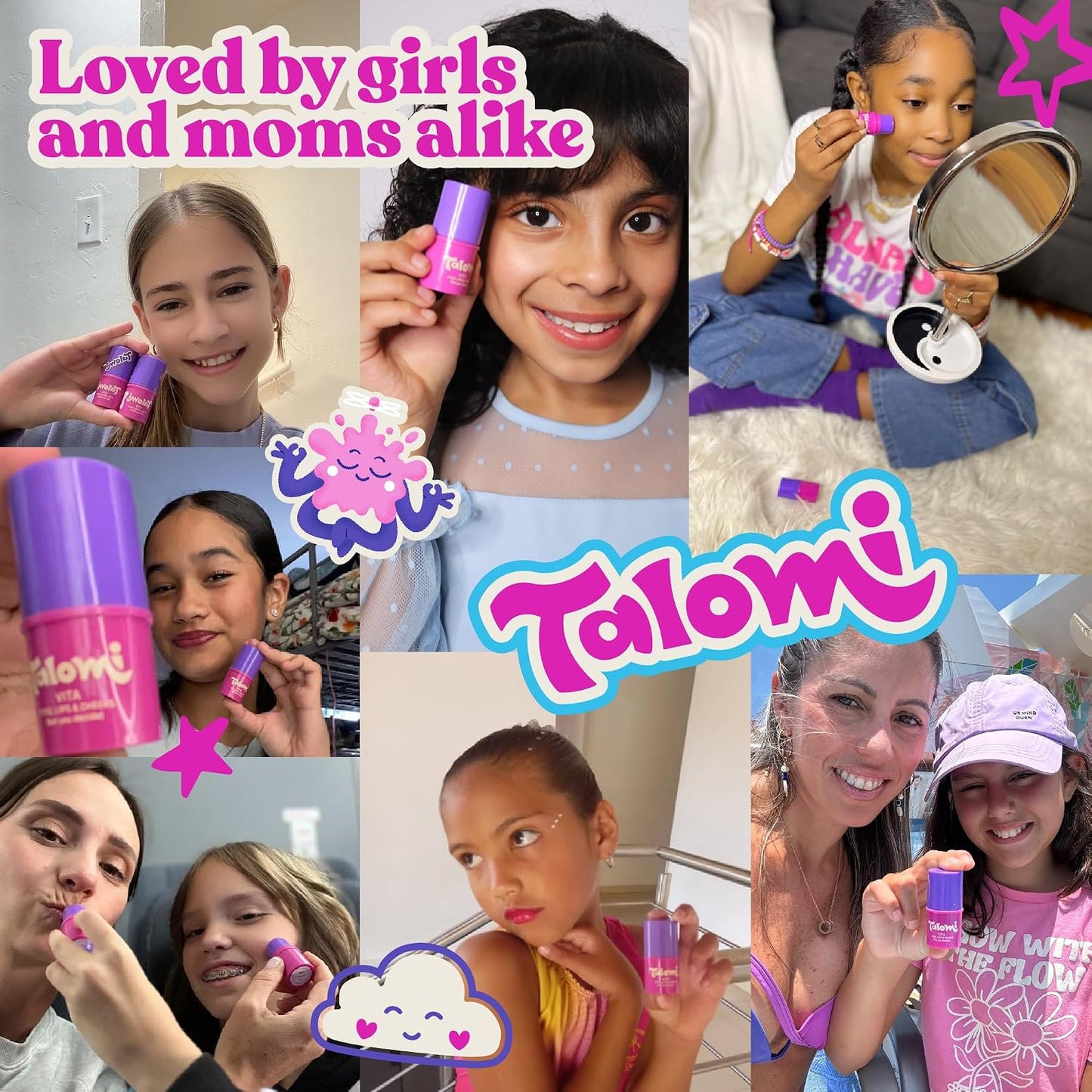 Non-Toxic Makeup Stick for Kids - Clean Makeup for Eyes, Lips & Cheeks | USA-Made, Safe Formula