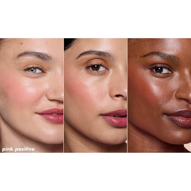e.l.f. Sheer For It Blush Tint - Multi-Use Vegan Lip & Cheek Makeup | Long-Lasting Natural Flush in Pink Positive