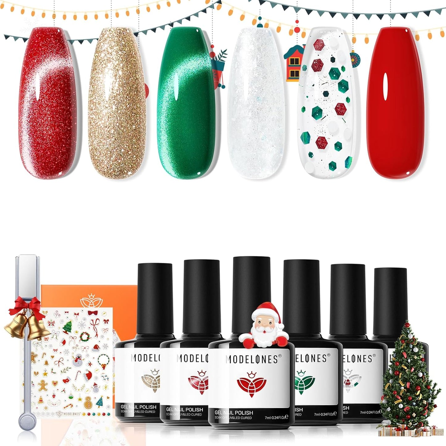 Gel Nail Polish Set - 6 Pastel & Neon Colors for DIY Manicure | Soak Off, LED Compatible