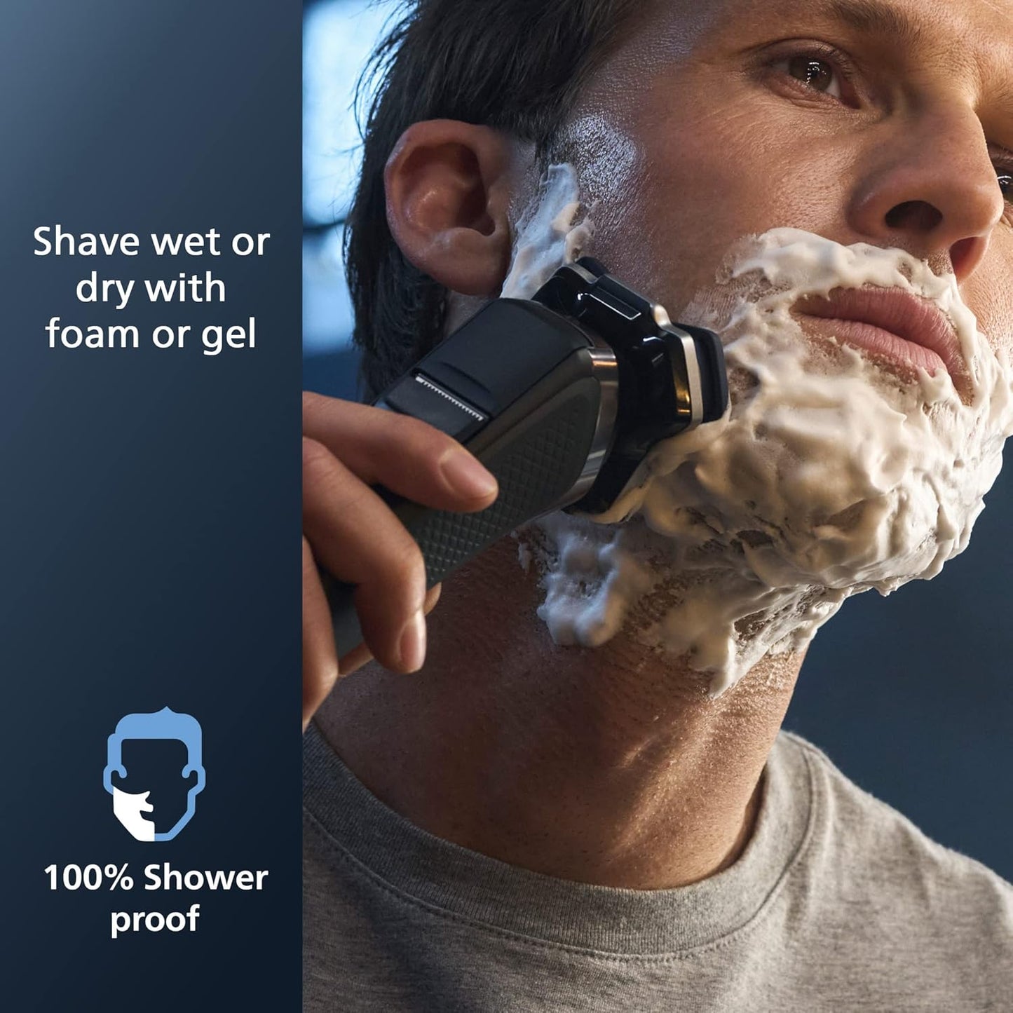 Philips Norelco Shaver 7200 - Rechargeable Wet & Dry Electric Shaver with SenseIQ Technology | S7887/82