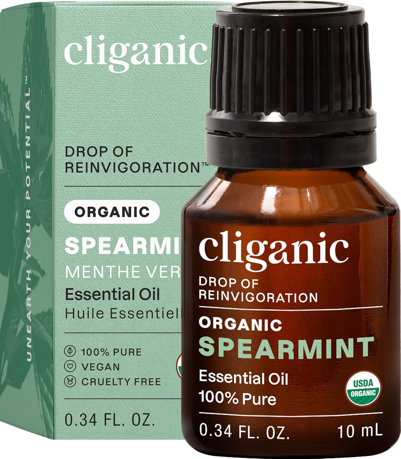 Cliganic Organic Lavender Essential Oil - 100% Pure Aromatherapy Oil | Non-GMO, 15ml