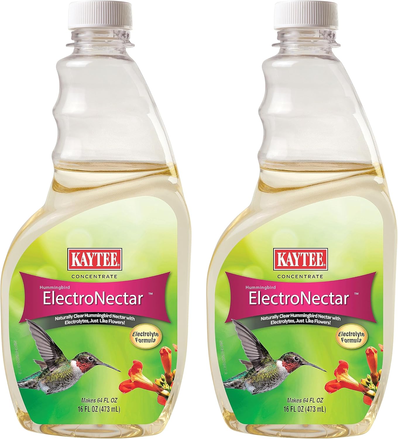 Hummingbird ElectroNectar Wild Bird Food - Ready to Use, 64 Oz | Ideal For Attracting Birds