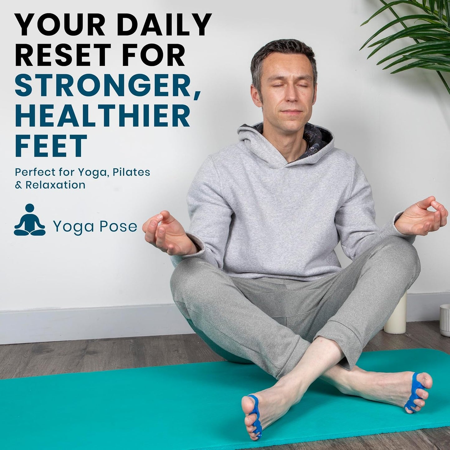 Toe Separators - Soft Gel Spacers for Foot Alignment & Comfort | Large Size