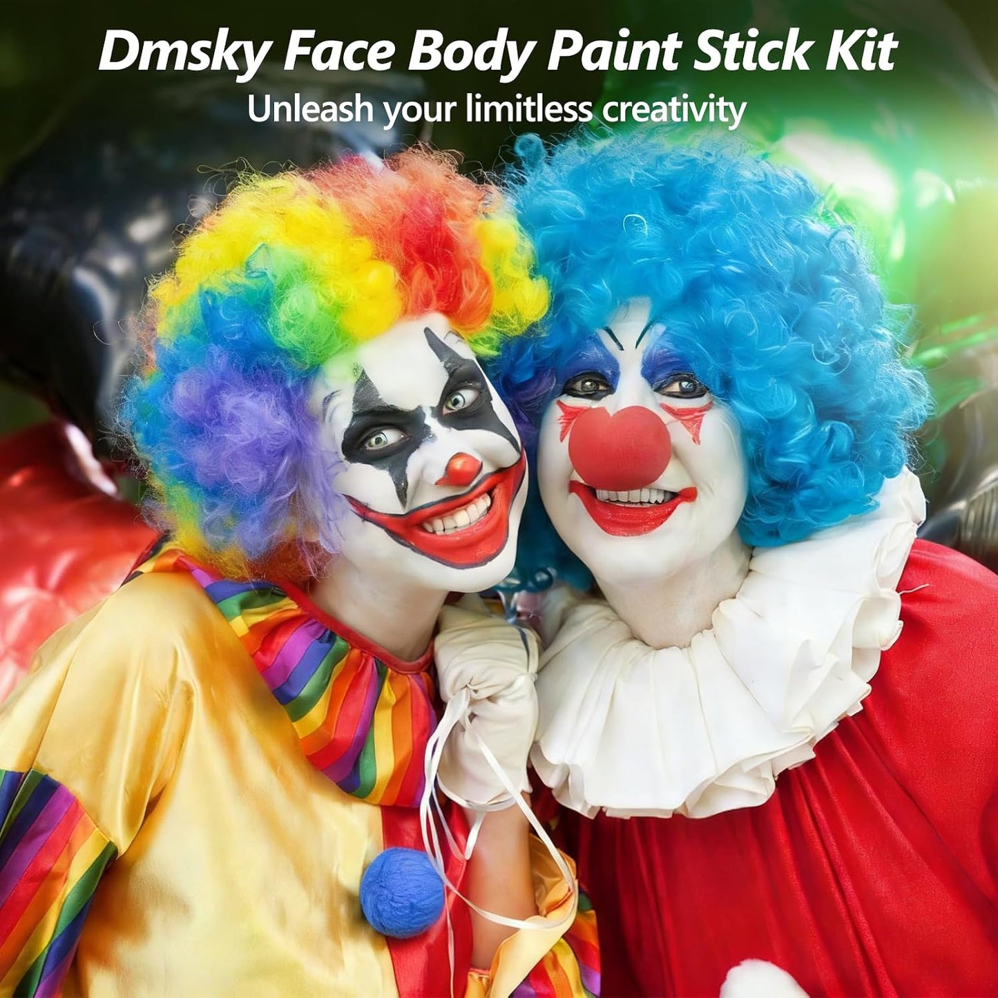 10 Packs Eye Black Sports Stick - Waterproof Anti-Glare Face Paint Kit | 10 Color Eyeblack for Football, Baseball, Softball
