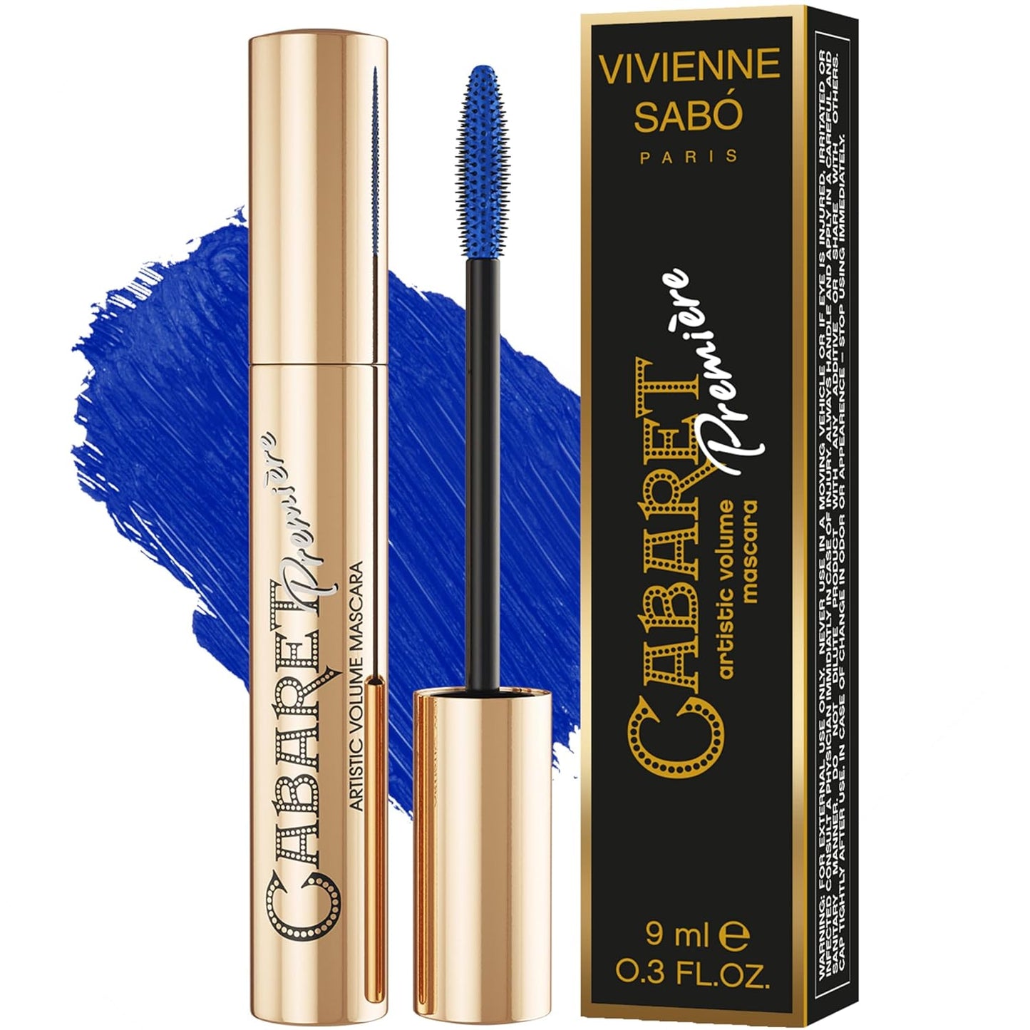 Vivienne Sabó Black Mascara - Volume & Length, Curling, Smudge-Proof | 0.3 Fl Oz, Cruelty-Free