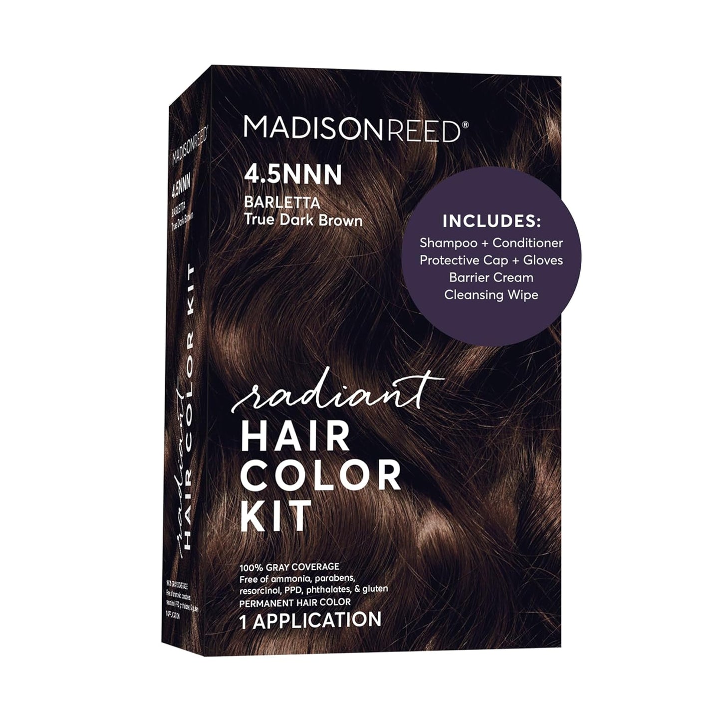 Madison Reed Radiant Hair Color Kit - 5RV Dark Garnet Red | Vivid Permanent Dye for Bold Color & Maximum Shine