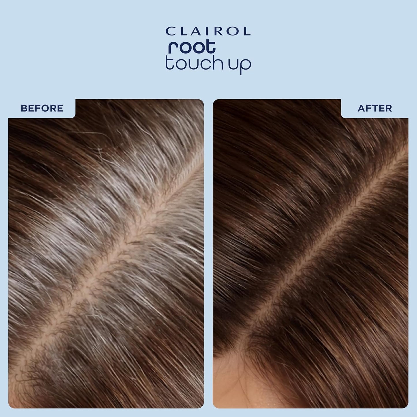 Clairol Root Touch-Up Powder - Black Hair Color | Ammonia Free | Compact with Mirror & Brush | Instant Root Coverage