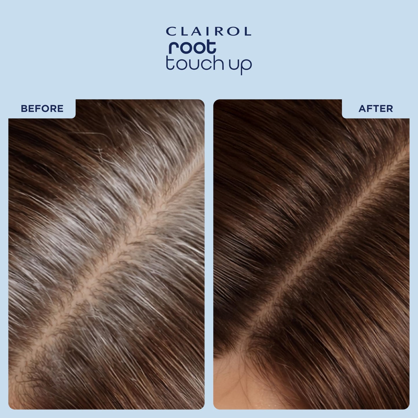 Clairol Root Touch-Up Temporary Concealing Powder, Black Hair Color | Ammonia Free | Instantly Cover Roots + Define Eyebrows | On-the-Go Compact with Mirror and Application Brush | Pack of 1