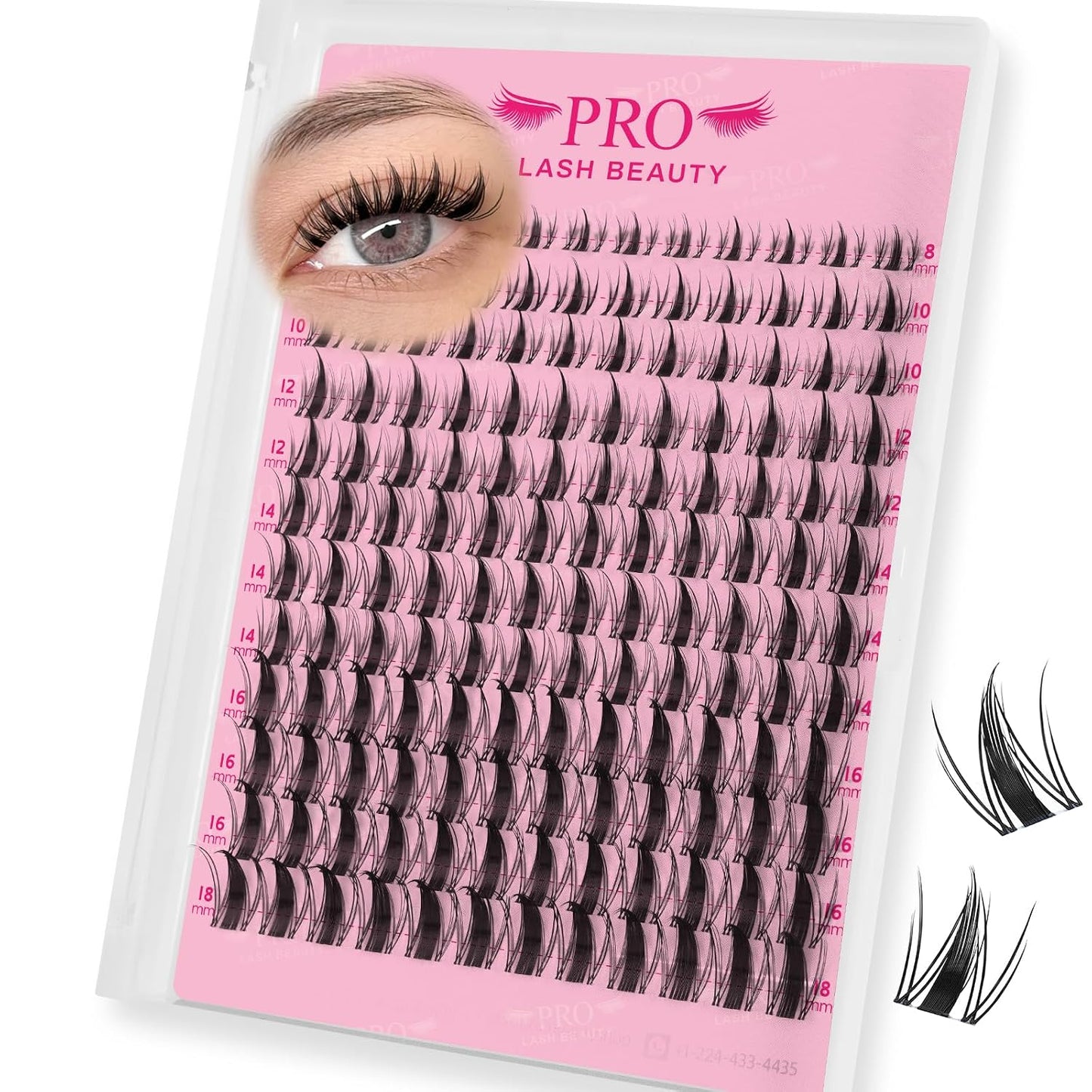 Lash Cluster Glue - Upgraded 2-in-1 Black Bond & Seal for Eyelash Clusters | Waterproof, Long-Lasting (10ml)