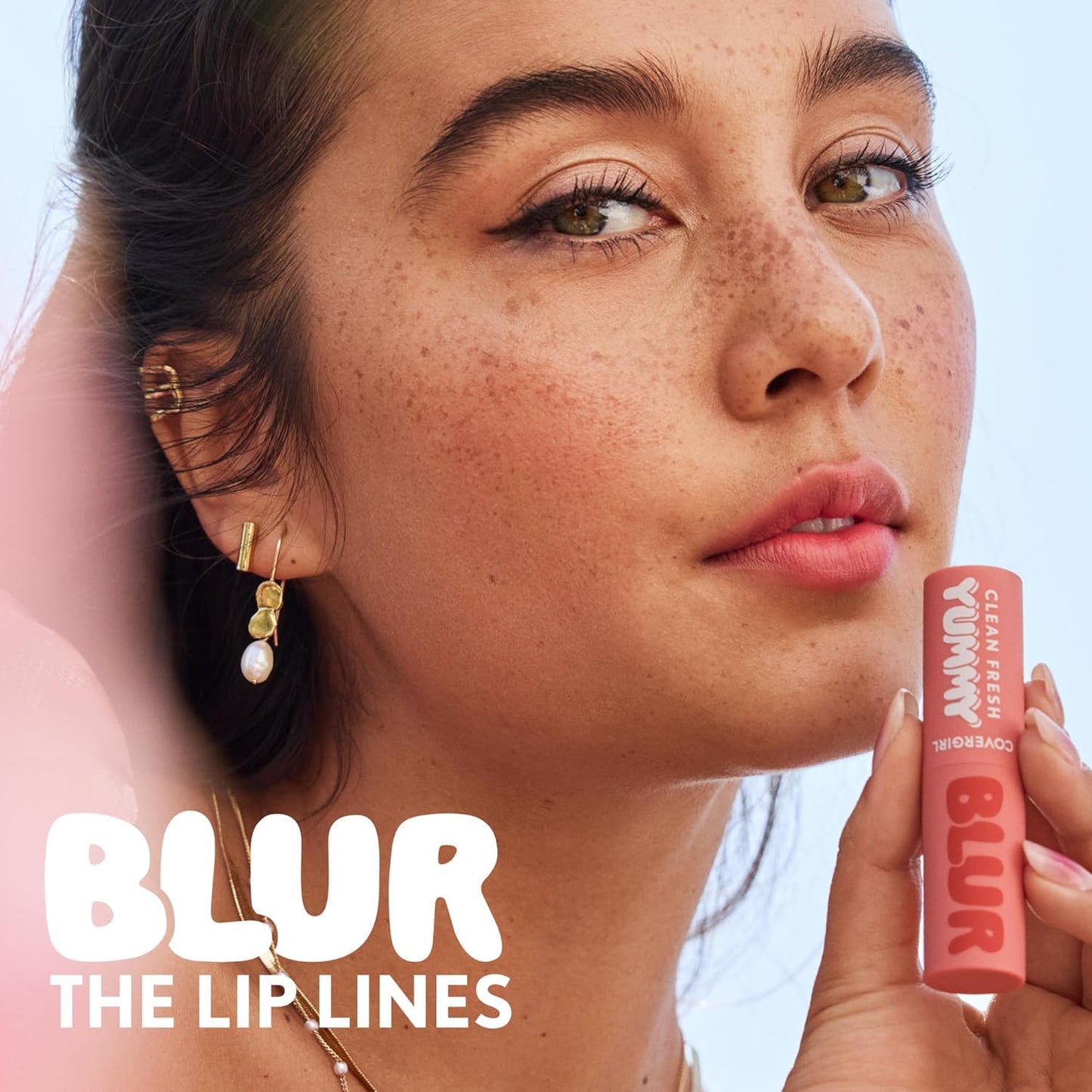 Clean Fresh Yummy Blur Lipstick - Blurring Matte Lip Color, Vegan Formula | 140 Into the Blur (Mauvy Pink)