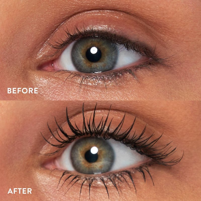 Laura Geller Kajal Longwear Mascara - Volumizing & Lengthening Black Formula | Smudge-Proof, Flake-Proof