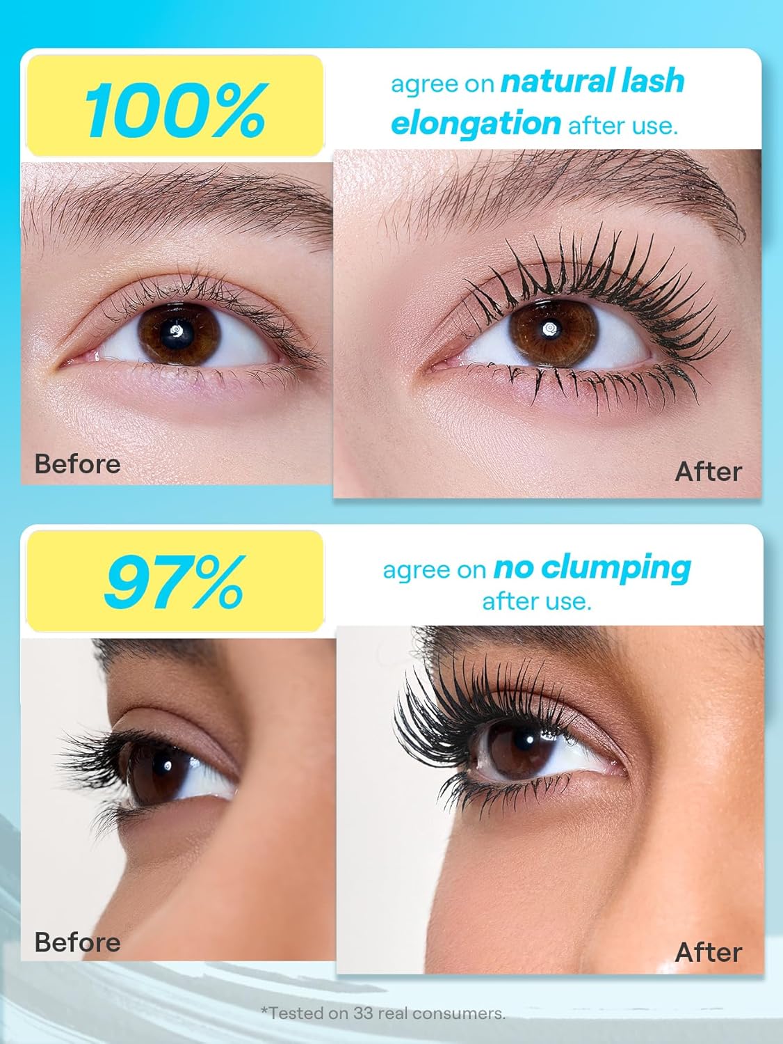 Lashlighter Infinite Tubing Mascara - Waterproof, Lengthening & Volume | Washable Formula