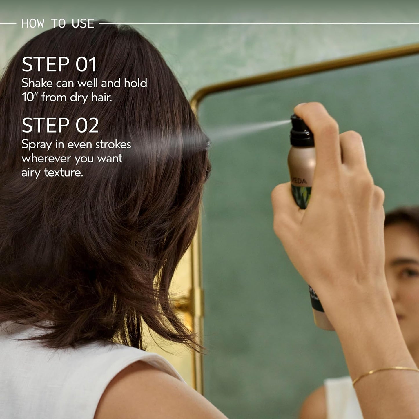 Aveda Tousle Texture Dry Spray - Volume & Texture for Fine to Medium Hair | Thermal Protection with Zeolite & Olive Extract