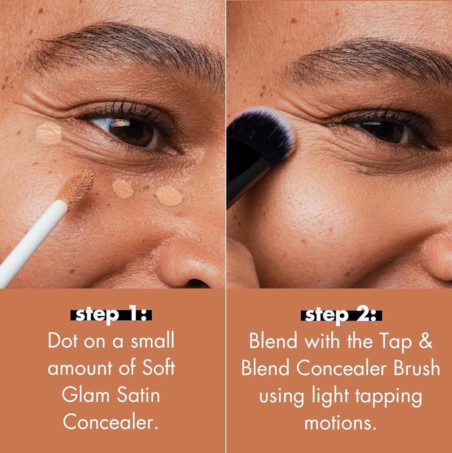 e.l.f. Tap & Blend Concealer Brush - Precision Tip for Blemish Coverage | Vegan & Cruelty-Free