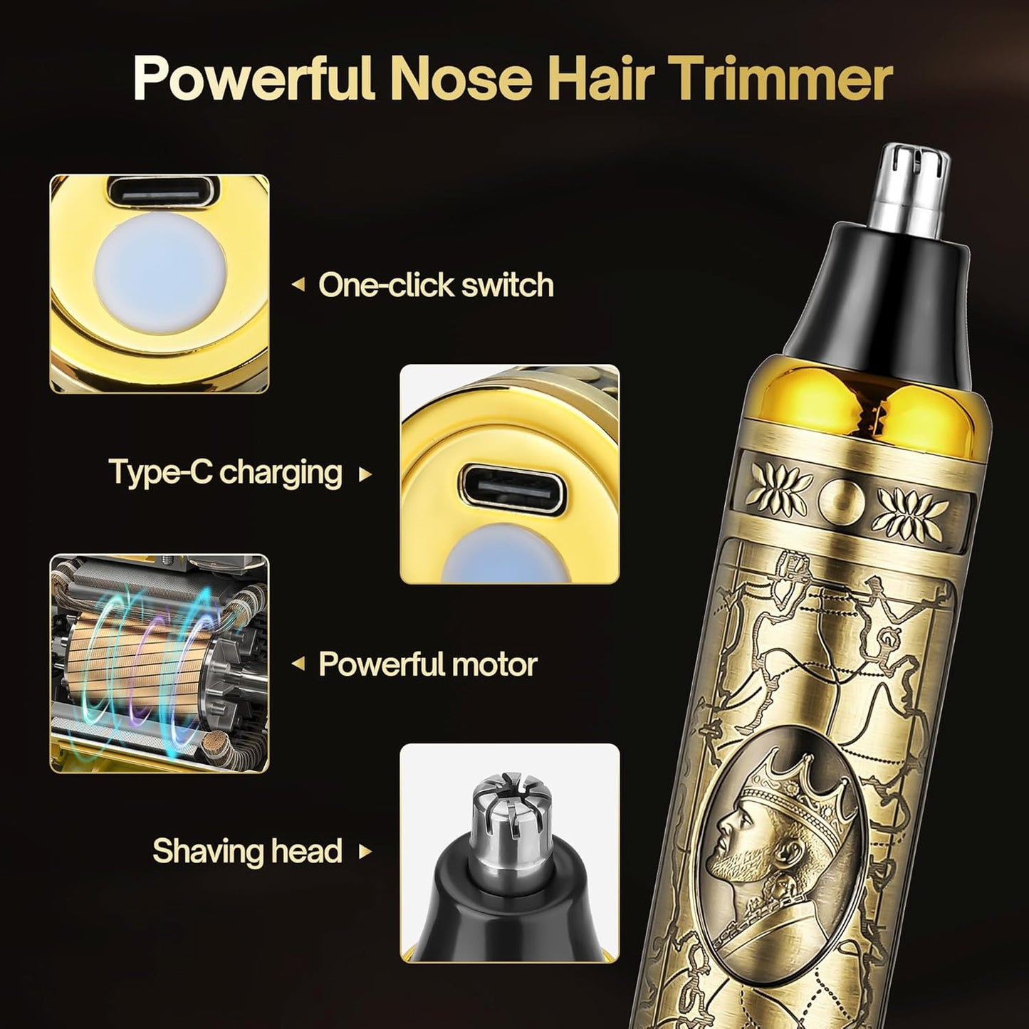 Professional Hair Clippers for Men - Cordless Haircutting Machine with LED Display | Grooming Kit for Barbers